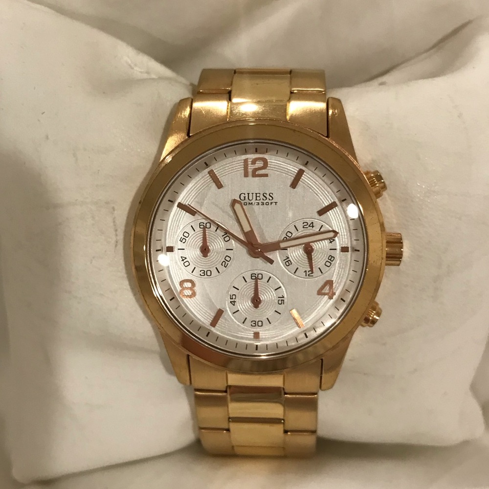 Gold GUESS Watch